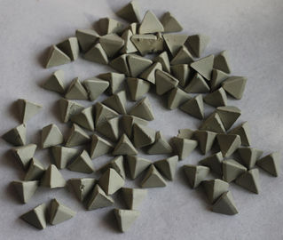 Buoni media ceramici di sbavatura di lucidatura di prestazione di forma del triangolo
